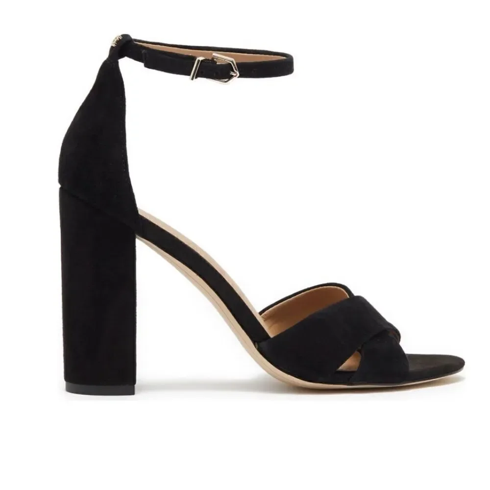 NWT SAM EDELMAN YANCY BLOCK HEEL ANKLE STRAP‎ SANDAL HEEL
